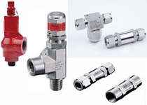 Valves de sécurité et filtre